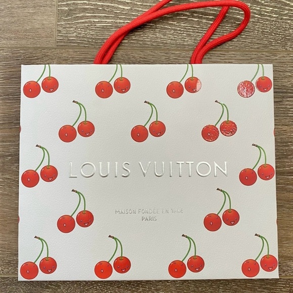 Louis Vuitton Takashi Murakami Cherry Paper Bag - Picture 2 of 2